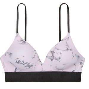 PINK Wear Everywhere Wireless Bra Marble VS